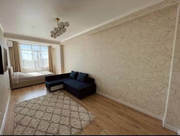 ак жол раздольное: 1 комната, 51 м², Элитка, 8 этаж, Евроремонт