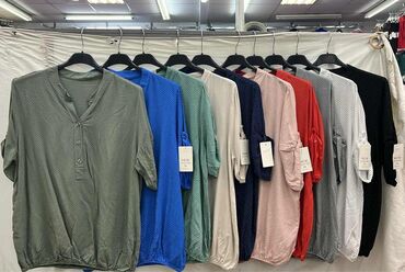Košulje: 4XL (EU 48), Pamuk, bоја - Maslinasto zelena