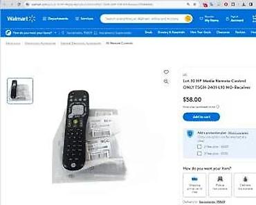 Aksesoari za TV i video: HP Media Center daljinski upravljač (model TSGH-2401) - — 9