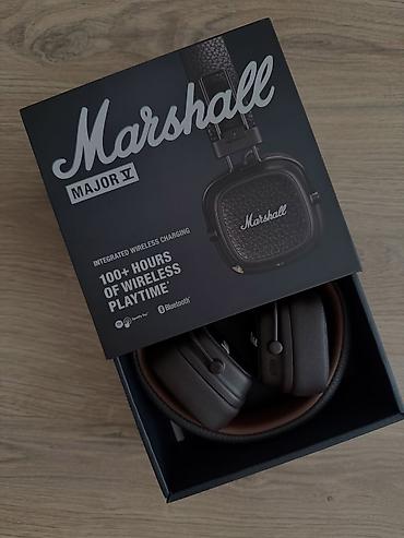 marshall major 5: Yeni Simsiz (Bluetooth) Qulaqcıqlar, Marshall, rəng - Qara — 2