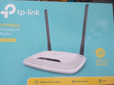 tab s6: Qutuda: TL-WR841N router. Model: TL-WR841N. Marka: TP-Link