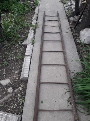 продаю лесница: Продается железная лестница. СССР. 3 м.80 см.Есть лестницы по- короче