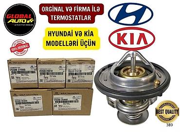 "Hyundai/Kia" modelləri üçün termostatlar Hyundai/Kia modelləri üçün