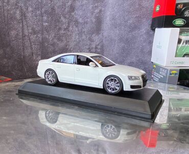 Avtomobil modelləri: Коллекционная модель AUDI A8 D4 white 2010 Kyosho Scale 1:43 Art. — 16