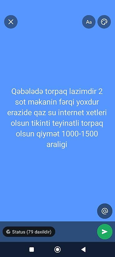 qebelede: 2 sot, Tikinti — 1