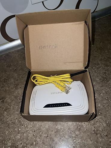 mobil modem internet: TP-Link TL-WR740N simsiz router - Standart: 802.11b/g/n, 150 Mbps-ə — 1
