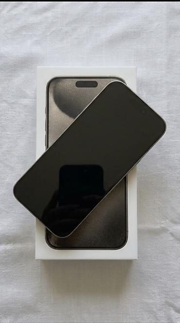 iphone barter: IPhone 15 Pro Max, 256 GB, Natural Titanium, Simsiz şarj, Face ID — 3
