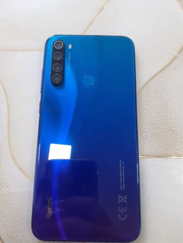 kreditle telefonlar: Xiaomi Redmi Note 8, 64 ГБ, цвет - Синий, 
 Отпечаток пальца, Face ID