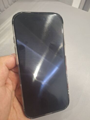 Apple iPhone: IPhone 16 Pro, 128 GB, Black Titanium, Zəmanət, Simsiz şarj, Face ID