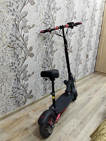 Электротранспорт: Elektrik skuter – oturacaqlı, güclu işıqlandırma və iri təkərlər — 4