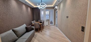 Uzunmüddətli kirayə mənzillər: 7ci mikrorayonda. 5/5, orta təmirli bütün əşyaları ilə 2 otaq, YALNIZ — 15