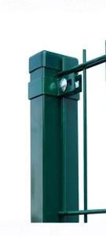 Proizvodi od rolovanog metala, metalni kanali: Obujmica metalna za stub 40x40 – cink + PVC (za 3D i 2D panel) 📍 — 12