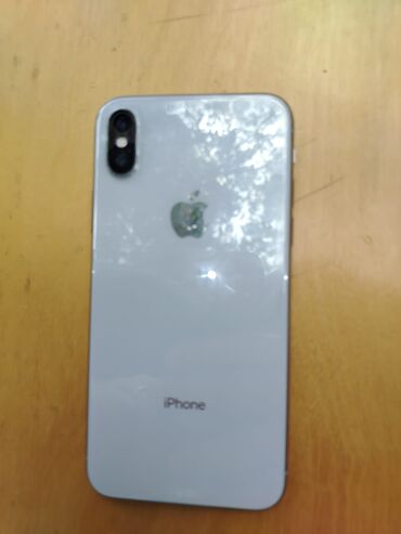 telefon mingəçevir: IPhone X, 64 GB, Ağ, Simsiz şarj