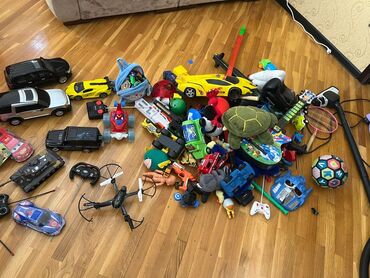 Oyuncaqlar: Uşaq oyuncaqları və oyun çadırı – böyük qarışıq dəst icinde — 7