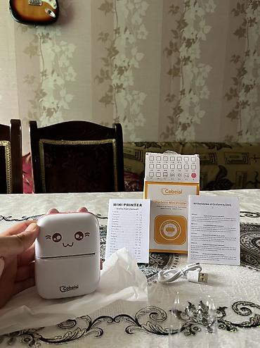duyu aparati: C9 Portativ Mini Termal Printer Simsiz BT 200Dpi Foto Etiket və s — 2