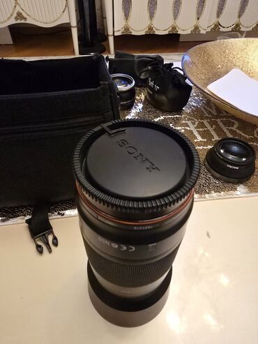 Obyektivlər və filtrləri: Sony tele-zoom obyektiv – SAL75300. Təcili Sony 75-300mm f/4.5-5.6 — 8