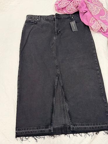 Maksi Ətək, Trendyolmilla, Cins, 2XL