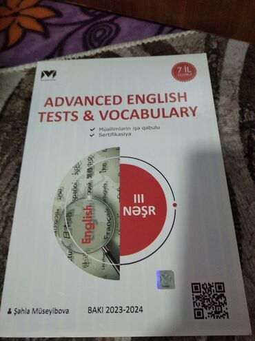 Salam müəlimlər üçün test kitabı satıram.13 manata almışam həç