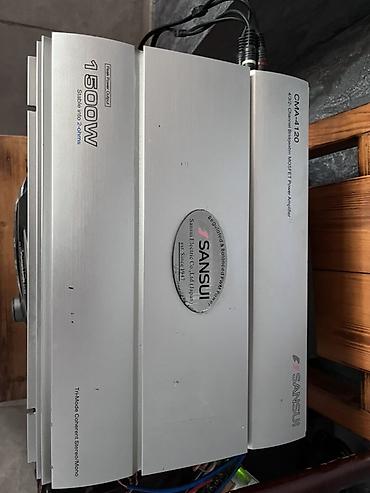 ipad m4 pro: Sansui CMA-4120 avtomobil gücləndiricisi - Güc: 1500W Peak Power — 3
