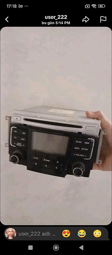 авто эквалайзер: Avtomobil üçün orijinal multimedia/mahnı sistemi (OEM baş blok) - Ön — 1