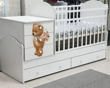 Детская мебель: Продается Детская кровать 3 в 1 . Производство Россия для девочки и