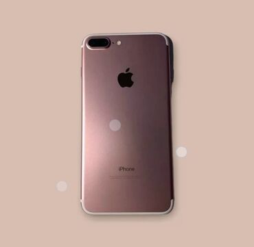 Apple iPhone: IPhone 7 Plus, Б/у, 128 ГБ, Розовый, Зарядное устройство, Кабель, 74 %
