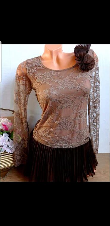 happening odeca: S (EU 36), color - Brown, Other style, Long sleeves