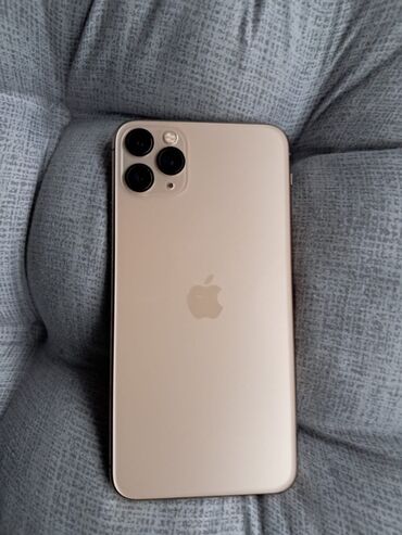 iphone 5 's: IPhone 11 Pro Max, 64 GB, Matte Gold, Face ID, Simsiz şarj