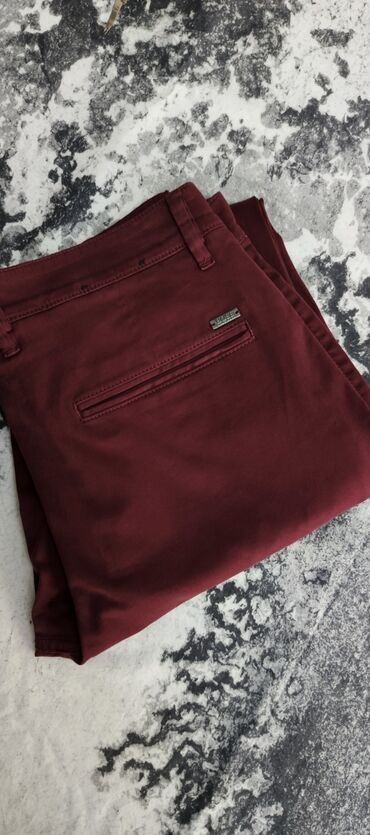 детские стрейчевые джинсы: Полуклассические Мужские брюки, Hugo Boss, M (EU 38)