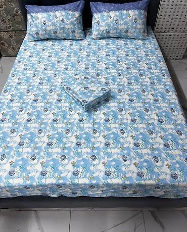 Комплекты постельного белья: Постельное бельё 100% ХБ, подушки, одеяло, наволочки, плед пледы — 21