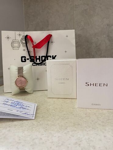 g shock casio: Orginal sheen (casio) saat satıram Yeni alınıb 329 manata alınıb 230