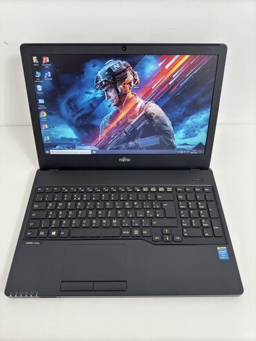 компьютер: Ноутбук, Fujitsu, 8 ГБ ОЗУ, Intel Core i3, 15.6 ", Б/у, Для работы, учебы, память HDD