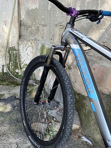 İdman velosipedləri: Velocruz dağ velosipedi - Çərçivə: Alüminium Velocruz, gümüş/mavi — 3