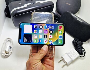 Apple iPhone: IPhone X, Б/у, 64 ГБ, Белый, Чехол, В рассрочку, 100 % — 4