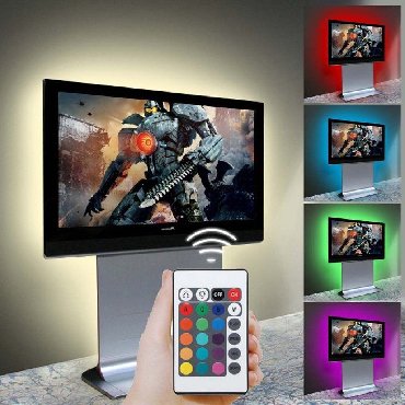 Televizori: Led traka za tv Povezivanje preko USB-a. RGB traka je samolepljiva. U — 3