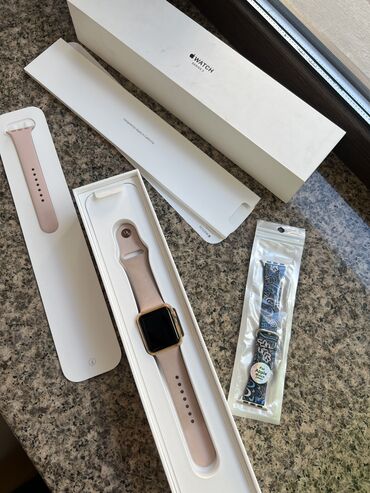 женские смарт часы: Apple Watch Series 3, 38mm, полная комплектация,идеальное состояние! at lalafo.kg женские смарт часы: Apple Watch Series 3, 38mm, полная комплектация,идеальное состояние!