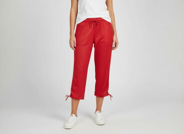 spodnie czerwone w kratę h m: Vero Moda, Бриджі жіночі, розмір M