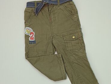 khaki jeans: Spodnie dresowe, 12-18 m, stan - Dobry