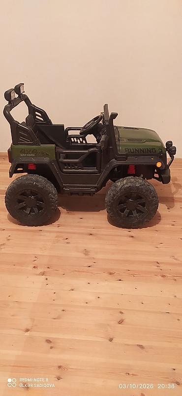 airsoft silah satis: Uşaq üçün akkumulyatorlu elektrik maşın – off-road Jeep tərzində - — 3