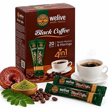 Продукты питания: Кофе Welive Black Coffee 4 in 1 — растворимый напиток с растительными — 2