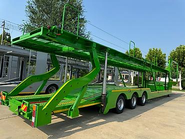 китайский автовоз: Прицеп, Сar carrier trailer, Новый — 8