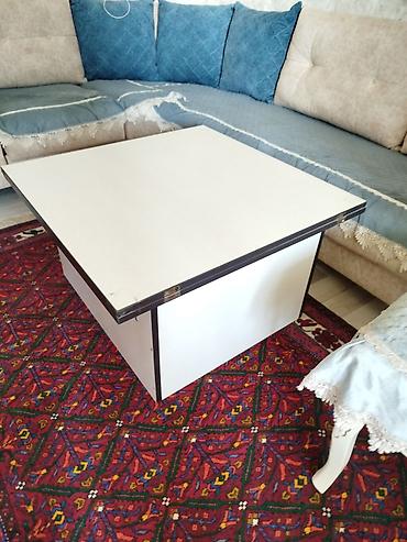 Masalar və oturacaqlar: Qonaq masası, Yeni, Açılan, MDF, Kvadrat masa — 3