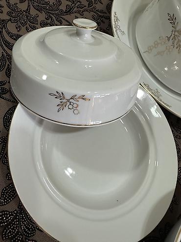 Наборы посуды: Винтаж! Классика! Столовый сервиз из белоснежного фарфора с позолотой — 7