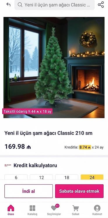 210: Sonu 50 Yeni il üçün Şam Ağacı Classic – 210 sm - Hündürlük: 210 sm — 1