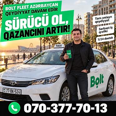 Taksi, logistika, çatdırılma: Taksi sürücüsü tələb olunur, Nəqliyyat təmin edilir — 1
