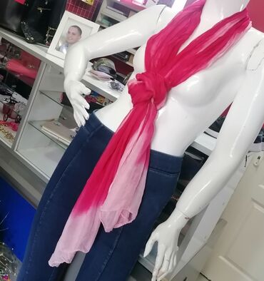 Šalovi: Svila, bоја - Roze — 4