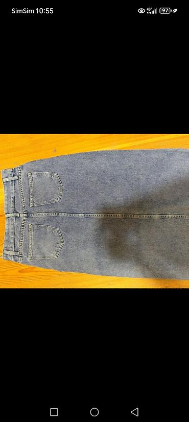 cins ətəklər: Denim ətək - Model: dizaltı uzunluqda, düz kəsim - Material: klassik — 3