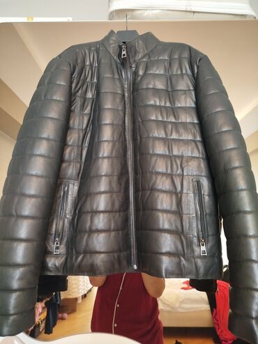 dəri geyim: Куртка 3XL (EU 46), цвет - Черный