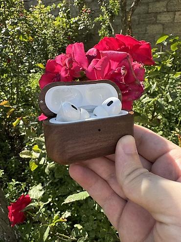 чехлы на аирподс 2: ✨ AirPods-unuz üçün təbiətin toxunuşu! ✨ Plastik kılıflardan — 1