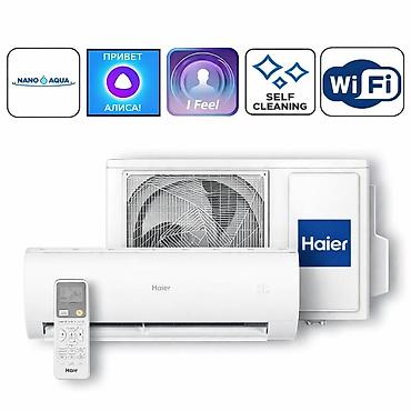 kondisioner haier: Kondisioner Haier, Yeni, 20-25 kv. m, Split sistem, Kredit yoxdur, Ödənişli quraşdırma — 1
